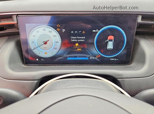 KM8JF3AE7PU208325 2023 HYUNDAI TUCSON Gray Սարքավորումների վահանակի տեսք