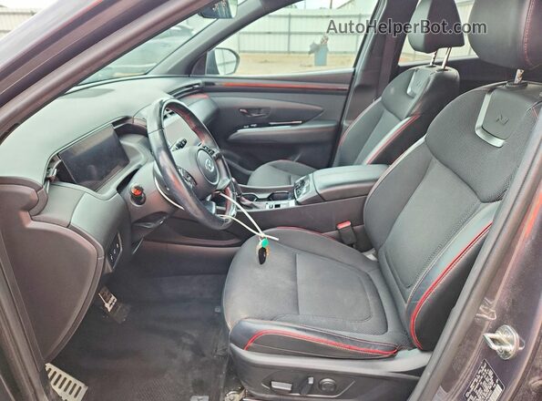 KM8JF3AE7PU208325 2023 HYUNDAI TUCSON Gray Սալոնի դիմացի տեսք