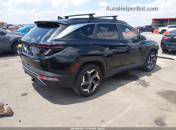 KM8JFCA10NU072999 2022 HYUNDAI TUCSON HYBRID Black Tył prawy