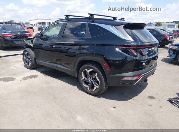 KM8JFCA10NU072999 2022 HYUNDAI TUCSON HYBRID Black Tył lewy