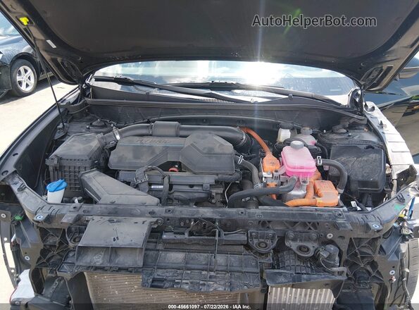 KM8JFCA10NU072999 2022 HYUNDAI TUCSON HYBRID Black Widok z tyłu
