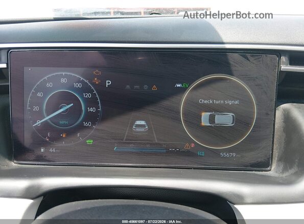 KM8JFCA10NU072999 2022 HYUNDAI TUCSON HYBRID Black Widok tylnych siedzeń