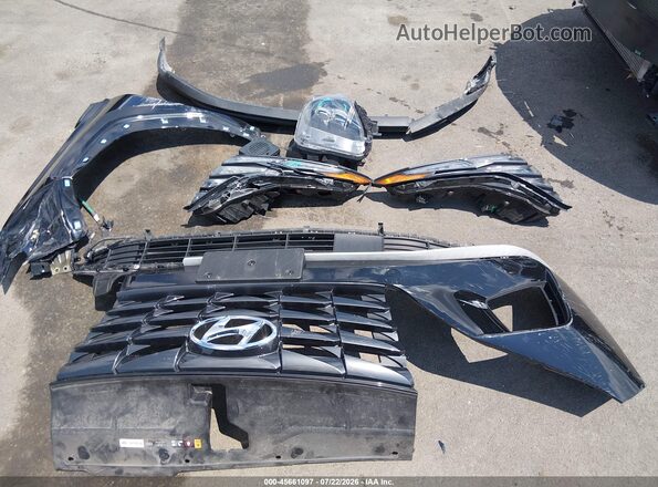 KM8JFCA10NU072999 2022 HYUNDAI TUCSON HYBRID Black Widok zestawu wskaźników