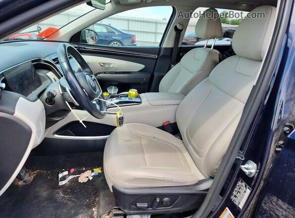 KM8JFCA10PU134565 2023 HYUNDAI TUCSON Blue Front interior view