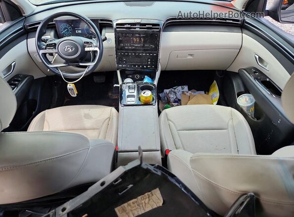 KM8JFCA10PU134565 2023 HYUNDAI TUCSON Blue Dashboard view