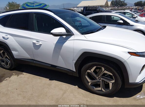 KM8JFCA11NU027134 2022 HYUNDAI TUCSON HYBRID White Դիմացի տեսք