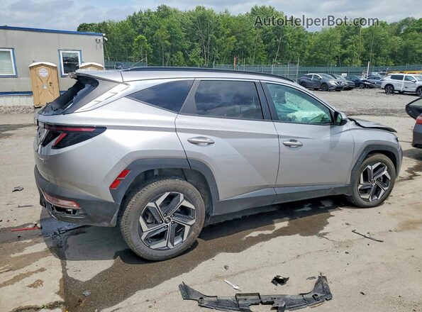 KM8JFCA11NU080884 2022 HYUNDAI TUCSON Silver Rear right