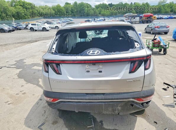 KM8JFCA11NU080884 2022 HYUNDAI TUCSON Silver Rear view