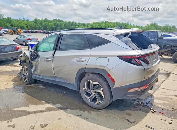KM8JFCA11NU080884 2022 HYUNDAI TUCSON Silver Rear left