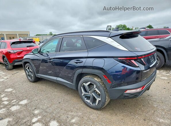 KM8JFCA12NU024792 2022 HYUNDAI TUCSON Blue Tył lewy