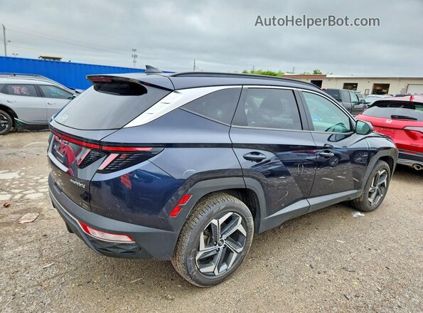 KM8JFCA12NU024792 2022 HYUNDAI TUCSON Blue Tył prawy