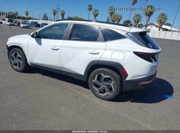 KM8JFCA12NU073796 2022 HYUNDAI TUCSON HYBRID Белый Задняя левая четверть