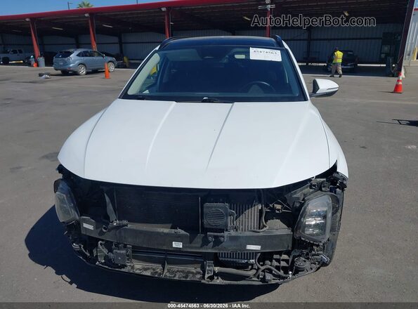 KM8JFCA12NU073796 2022 HYUNDAI TUCSON HYBRID Белый Вид щитка приборов