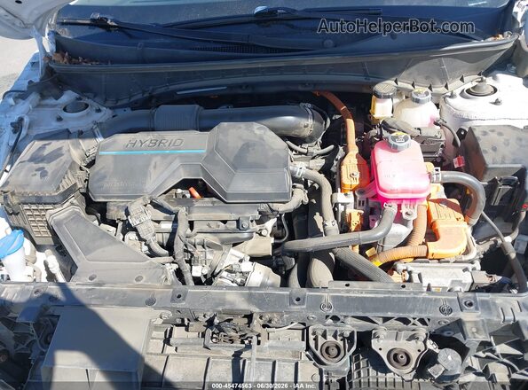 KM8JFCA12NU073796 2022 HYUNDAI TUCSON HYBRID Белый Вид сзади