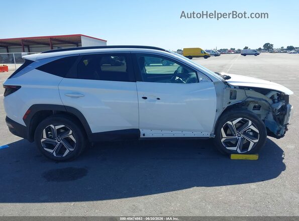 KM8JFCA12NU073796 2022 HYUNDAI TUCSON HYBRID Белый Вид задней части салона