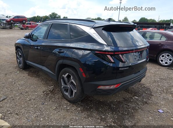 KM8JFCA12PU093310 2023 HYUNDAI TUCSON HYBRID Синий Задняя левая четверть