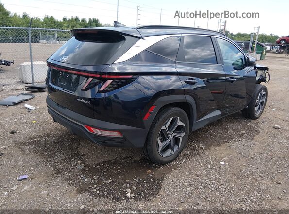 KM8JFCA12PU093310 2023 HYUNDAI TUCSON HYBRID Синий Задняя правая четверть