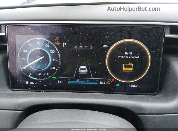KM8JFCA12PU093310 2023 HYUNDAI TUCSON HYBRID Синий Вид задних сидений