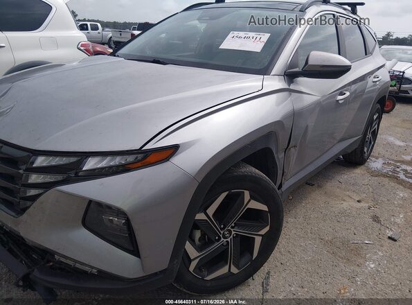 KM8JFCA13PU096295 2023 HYUNDAI TUCSON HYBRID Gray Widok z przodu