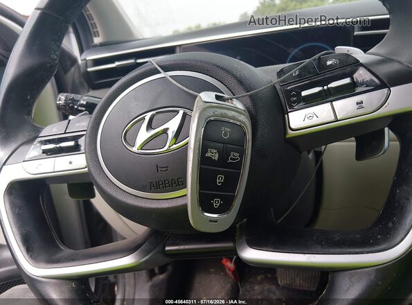 KM8JFCA13PU096295 2023 HYUNDAI TUCSON HYBRID Gray Widok deski rozdzielczej