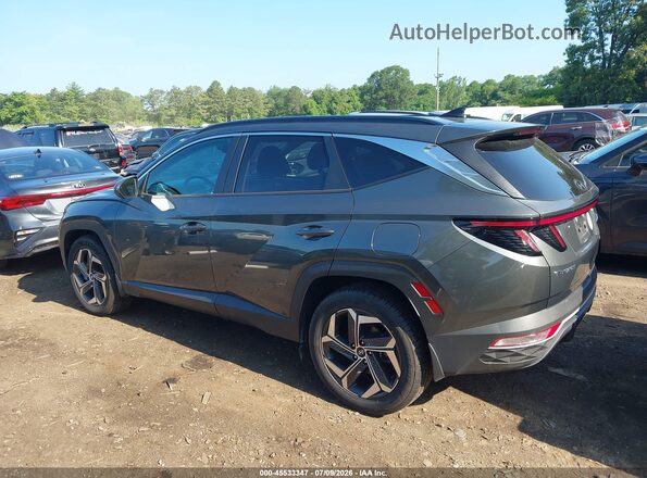 KM8JFCA14NU081236 2022 HYUNDAI TUCSON HYBRID Gray Սալոնի 360 աստիճան տեսք