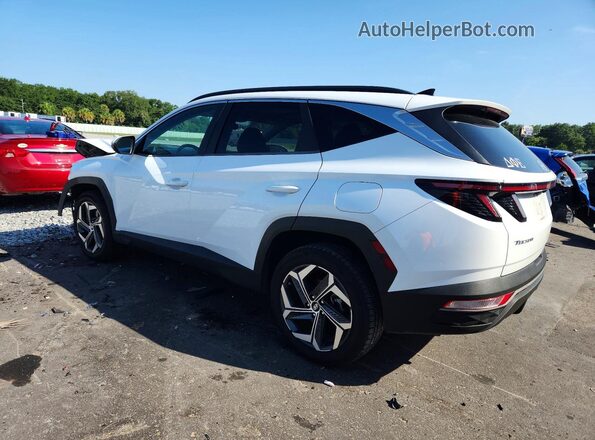 KM8JFCA16NU026982 2022 HYUNDAI TUCSON White Rear left