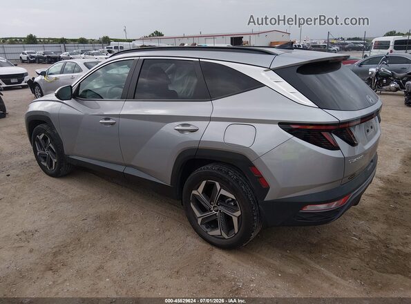KM8JFCA16NU057827 2022 HYUNDAI TUCSON HYBRID Gray Задня ліва чверть