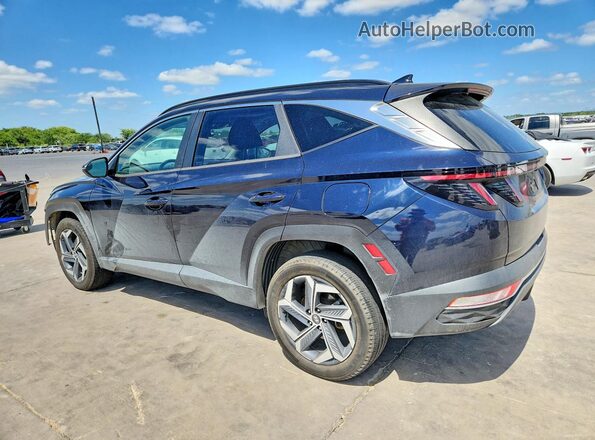 KM8JFCA18NU025140 2022 HYUNDAI TUCSON Blue Rear left