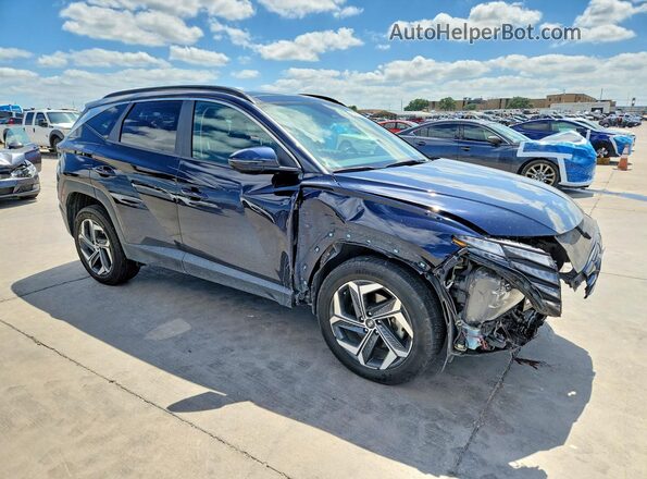 KM8JFCA18NU025140 2022 HYUNDAI TUCSON Blue Front right