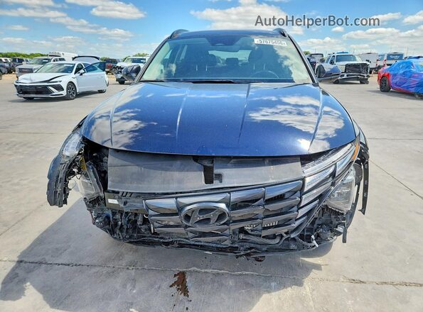KM8JFCA18NU025140 2022 HYUNDAI TUCSON Blue Front view