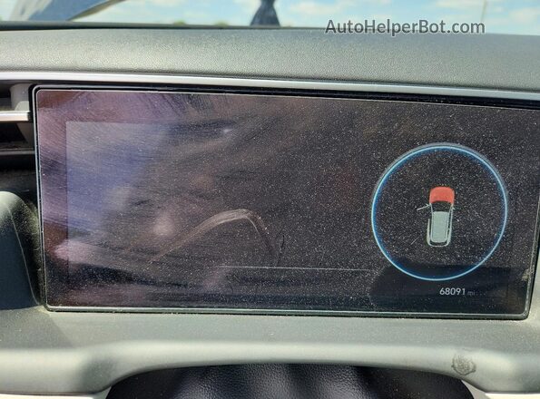 KM8JFCA18NU025140 2022 HYUNDAI TUCSON Blue Instrument cluster view