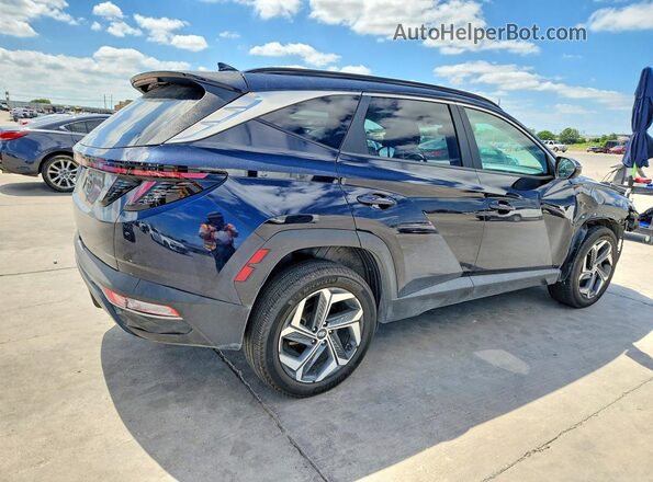 KM8JFCA18NU025140 2022 HYUNDAI TUCSON Blue Rear right