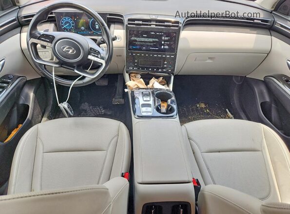 KM8JFCA19PU122303 2023 HYUNDAI TUCSON Белый Вид панели приборов