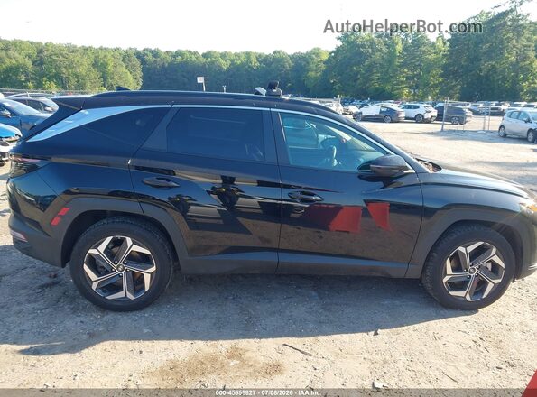 KM8JFCA1XPU088615 2023 HYUNDAI TUCSON HYBRID Black Вид задньої частини салону