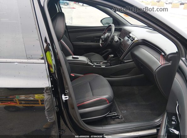 KM8JFCAE2PU201783 2023 HYUNDAI TUCSON Black Widok wnętrza z przodu