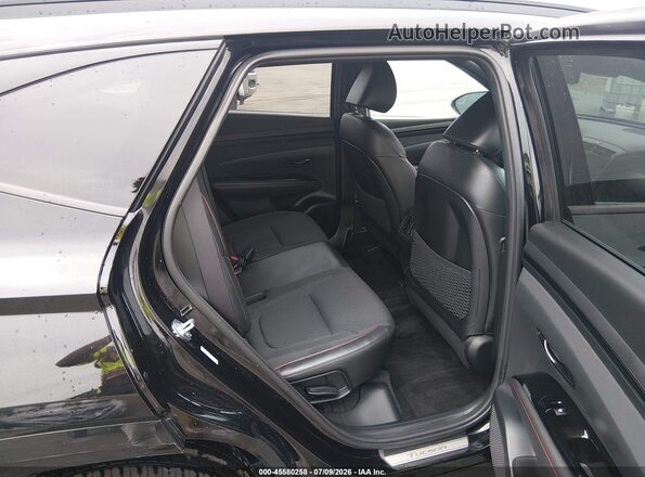 KM8JFCAE2PU201783 2023 HYUNDAI TUCSON Black Widok naklejki z numerem VIN