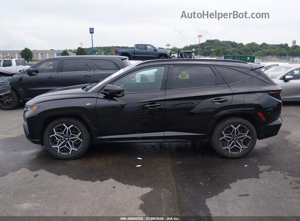 KM8JFCAE2PU201783 2023 HYUNDAI TUCSON Black Widok wnętrza 360 stopni