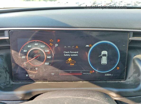 KM8JFCAE6PU208221 2023 HYUNDAI TUCSON Silver Սարքավորումների վահանակի տեսք