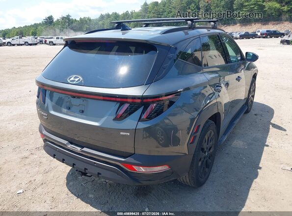 KM8JFCAEXPU225801 2023 HYUNDAI TUCSON Черный Задняя правая четверть