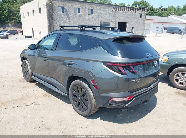 KM8JFCAEXPU225801 2023 HYUNDAI TUCSON Черный Задняя левая четверть