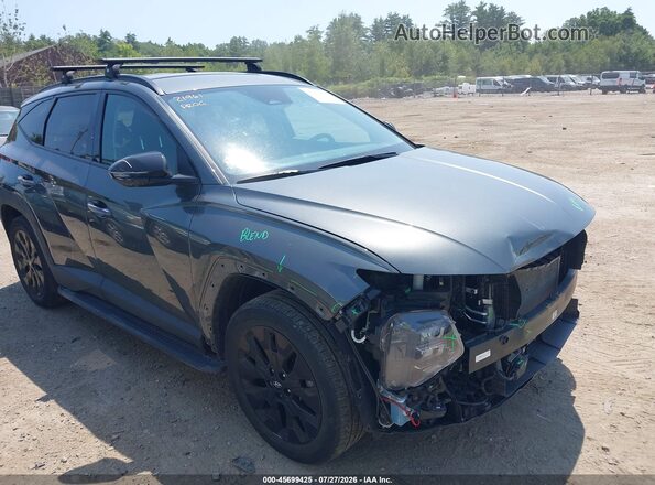 KM8JFCAEXPU225801 2023 HYUNDAI TUCSON Черный Вид задней части салона