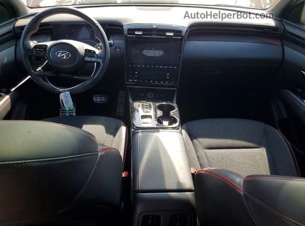 KM8JFCD13RU186450 2024 HYUNDAI TUCSON Красный Вид панели приборов