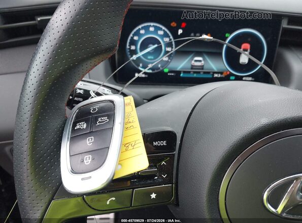 KM8JFCD14RU194184 2024 HYUNDAI TUCSON HYBRID Gray Dashboard view