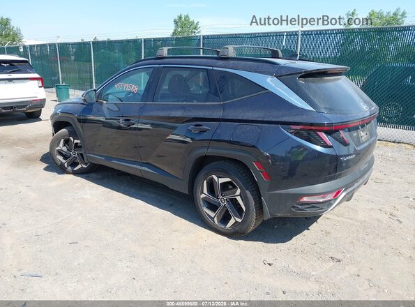 KM8JFDA2XPU125502 2023 HYUNDAI TUCSON PLUG-IN HYBRID Blue Trasero izquierdo