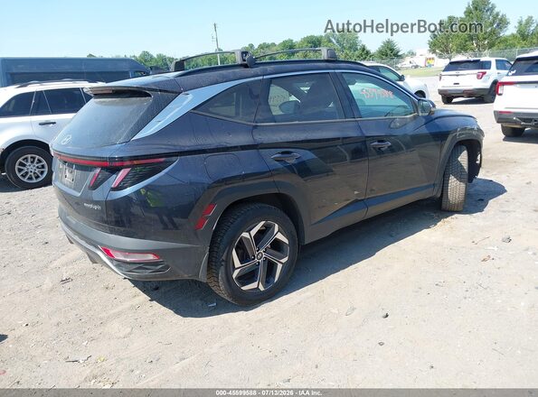KM8JFDA2XPU125502 2023 HYUNDAI TUCSON PLUG-IN HYBRID Blue Trasero derecho