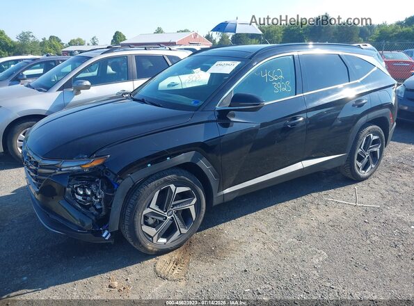 KM8JFDD27RU157239 2024 HYUNDAI TUCSON PLUG-IN HYBRID Черный Передняя левая четверть