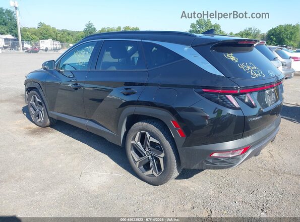 KM8JFDD27RU157239 2024 HYUNDAI TUCSON PLUG-IN HYBRID Черный Задняя левая четверть