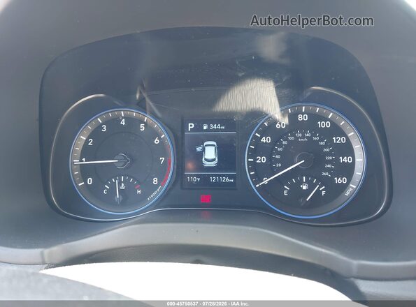 KM8K12AA0MU636064 2021 HYUNDAI KONA White უკანა სავარძლების ხედი
