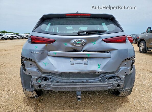 KM8K12AA0MU708798 2021 HYUNDAI KONA Gray Rear view