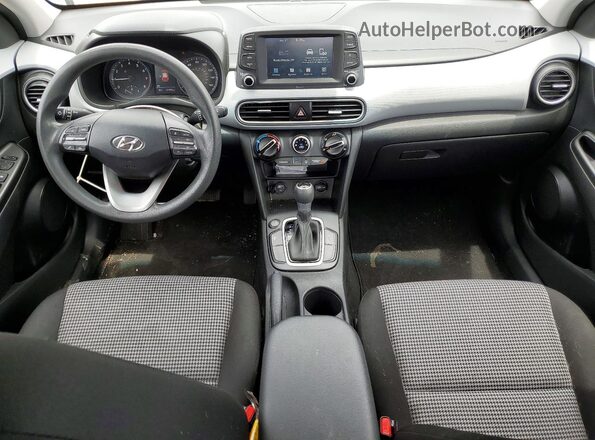 KM8K12AA0MU708798 2021 HYUNDAI KONA Gray Dashboard view